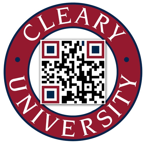 Cleary University QR code