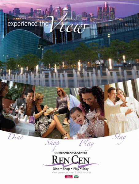 Ren Cen print ad
